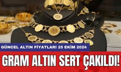 Gram Altın Sert Çakıldı! Güncel Altın Fiyatları 25 Ekim 2024