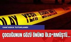 Çocuğunun Gözü Önünde Bıçaklayıp Öld*rmüştü! Cani Koca Tutuklandı!