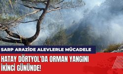 Hatay Dörtyol'da Orman Yangını İkinci Gününde!