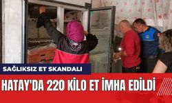 Hatay'da Et Skandalı: 220 Kilo Et İmha Edildi