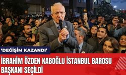 İbrahim Özden Kaboğlu İstanbul Barosu Başkanı Seçildi