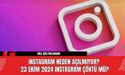 Instagram Neden Açılmıyor? 23 Ekim 2024 Instagram Çöktü mü?