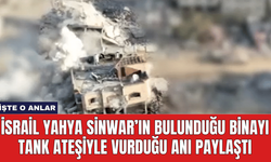 İsrail Yahya Sinwar’ın Bulunduğu Binayı Tank Ateşiyle Vurduğu Anı Paylaştı