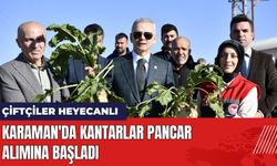 Karaman'da Kantarlar Pancar Alımına Başladı