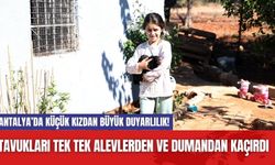 Antalya’da küçük kızdan büyük duyarlılık! Hayvanları tek tek kucağında taşıdı