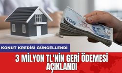 Konut Kredisi Güncellendi: 3 Milyon TL'nin Geri Ödemesi Açıklandı