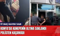 Konya'da Kanepenin Altına Saklandı Polisten Kaçamadı