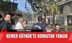 Kemer Göynük'te Korkutan Yangın