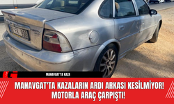 Manavgat'ta Kazaların Ardı Arkası Kesilmiyor! Motorla Araç Çarpıştı!