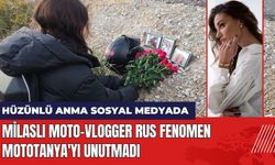 Milaslı Moto-vlogger Rus Fenomen MotoTanya'yı Unutmadı