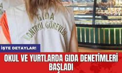 Okul ve Yurtlarda Gıda Denetimleri Başladı