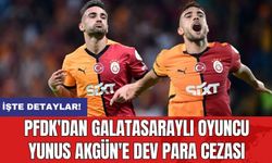 PFDK'dan Galatasaraylı oyuncu Yunus Akgün'e dev para cezası