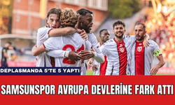 Samsunspor Avrupa Devlerine Fark Attı