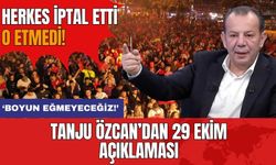 Tanju Özcan’dan 29 Ekim açıklaması