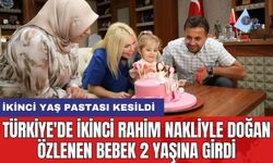 Türkiye'de İkinci Rahim Nakliyle Doğan Özlenen Bebek 2 Yaşına Girdi