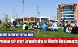 Resmi Gazete’de Yayımlandı! Mehmet Akif Ersoy Üniversitesi’ne 50 Öğretim Üyesi Alınacak