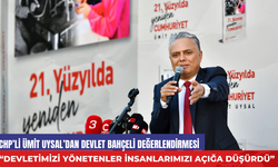 CHP’li Ümit Uysal’dan Devlet Bahçeli Değerlendirmesi: “Devletimizi Yönetenler İnsanlarımızı Açığa Düşürdü”