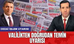 Valilikten doğrudan temin uyarısı