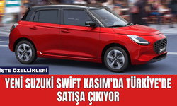 Yeni Suzuki Swift Kasım'da Türkiye'de Satışa Çıkıyor