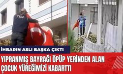 Yıpranmış Bayrağı Öpüp Alan Çocuk Yüreğimizi Kabarttı