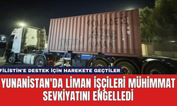 Yunanistan'da Liman İşçileri Mühimmat Sevkiyatını Engelledi