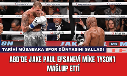 ABD'de Jake Paul Efsanevi Mike Tyson'ı Mağlup Etti