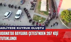 Adana'da Baygara Çetesi'nden 207 Kişi Tutuklandı