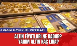 Altın fiyatları ne kadar? Yarım altın kaç lira? 8 Kasım altın kuru fiyatları