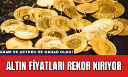 Altın Fiyatları Rekor Kırıyor: Gram ve Çeyrek Ne Kadar Oldu?