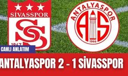 CANLI ANLATIM | ANTALYASPOR 2 - 1 SİVASSPOR