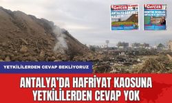 Antalya'da Hafriyat Kaosuna Yetkililerden Cevap Yok