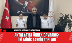 Antalya’da Örnek Davranış: İki Minik Takdir Topladı