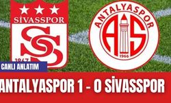 CANLI ANLATIM | ANTALYASPOR 1 - 0 SİVASSPOR