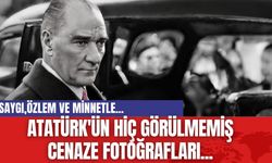 Atatürk'ün Hiç Görülmemiş  Cenaze Fotoğrafları...