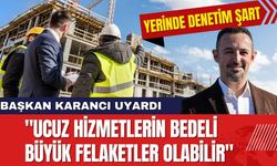 Jeoloji Mühendisleri Odası Antalya Şube Başkanı Mustafa Karancı: "Ucuz hizmetlerin bedeli büyük felaketler olabilir"