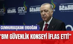 Cumhurbaşkanı Erdoğan: “BM Güvenlik Konseyi iflas etti”