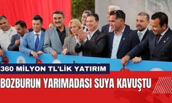 Bozburun Yarımadası Suya Kavuştu!