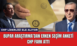 Bupar Araştırma’dan Erken Seçim Anketi CHP Fark Attı