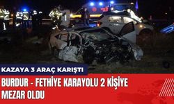 Burdur - Fethiye Karayolu 2 Kişiye Mezar Oldu