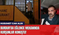 Burdur'daki Eğlence Mekanında Husumetlisine Kurşun Yağdırdı