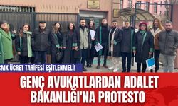 Genç Avukatlardan Adalet Bakanlığı'na Protesto: CMK Ücret Tarifesi Eşitlenmeli!