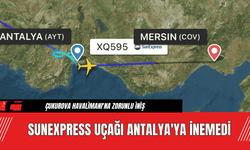 SunExpress Uçağı Antalya'ya İnemedi