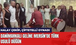 Danimarkalı Geline Mersin'de Türk Usulü Düğün