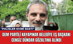 DEM Partili Kayapınar Belediye Eş Başkanı Cengiz Dündar Gözaltına Alındı