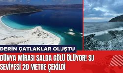 Dünya Mirası Salda Gölü Ölüyor! Su Seviyesi 20 Metre Çekildi