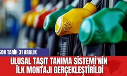 Ulusal Taşıt Tanıma Sistemi'nin İlk Montajı Gerçekleştirildi