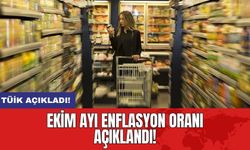 Ekim ayı enflasyon oranı açıklandı!