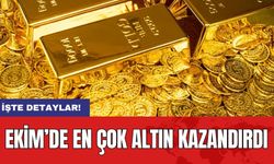 Ekim’de en çok altın kazandırdı