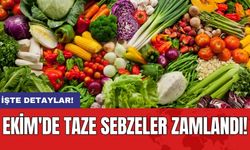 Ekim'de Taze Sebzeler Zamlandı!