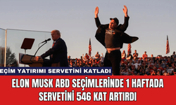 Elon Musk ABD Seçimlerinde 1 Haftada Servetini 546 Kat Artırdı